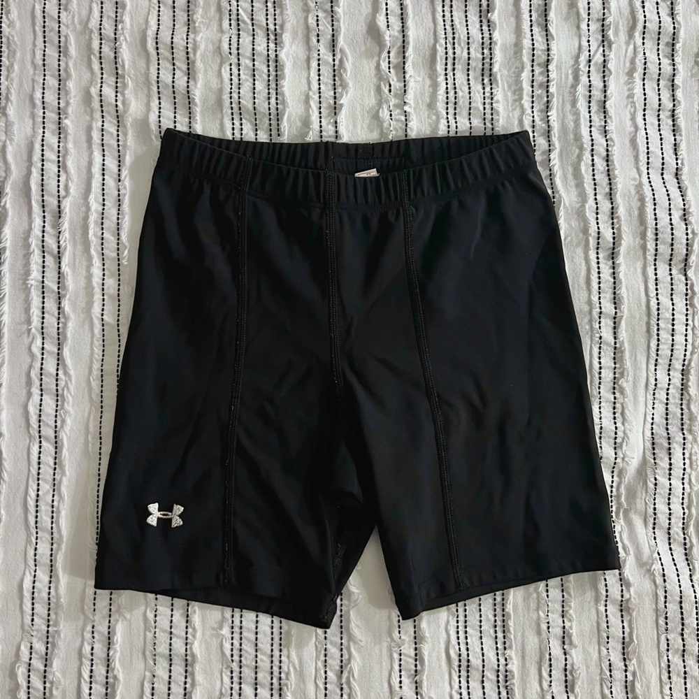 Under Armour black spandex shorts